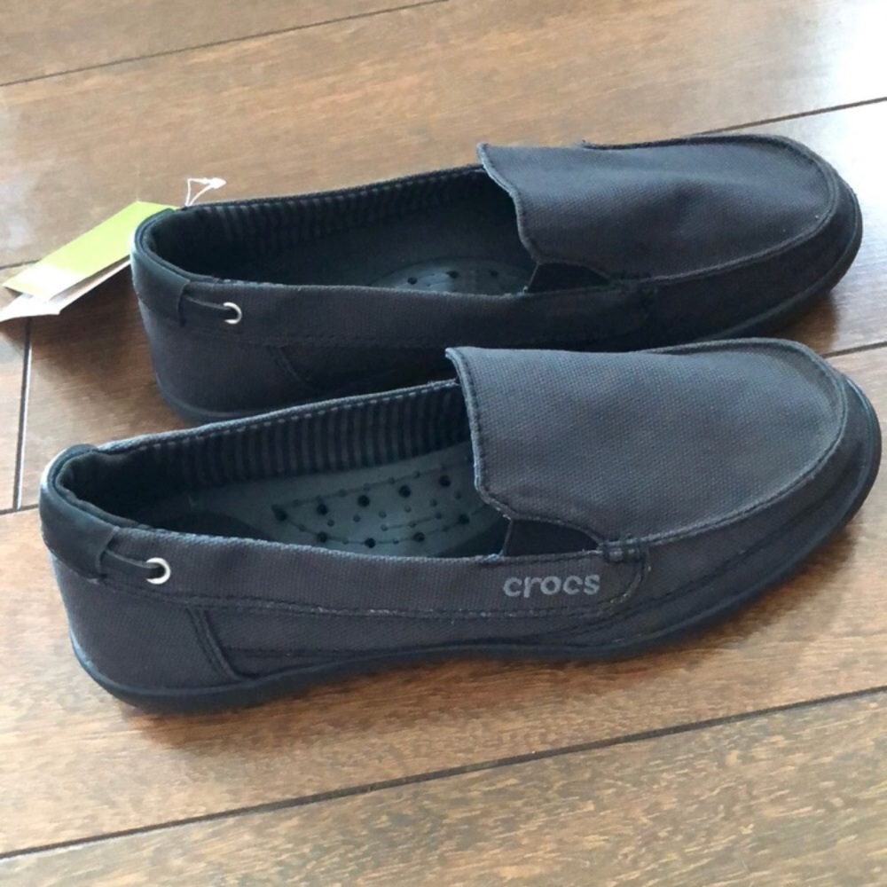 NWT Crocs slide ons